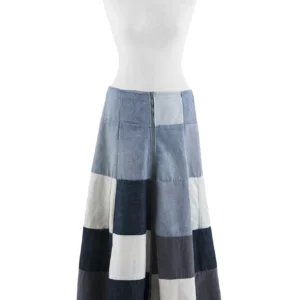 falda puzle larga denim sostenible reciclaje upcicling unisex piezas unicas (4)