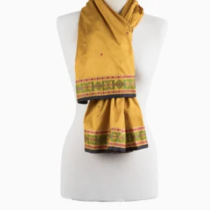 Home sayas prana estola dorada seda talla única unisex (5)
